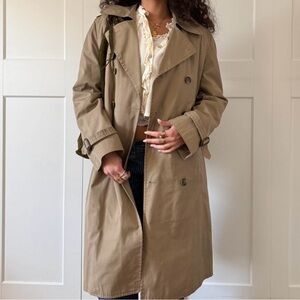 London Fog Beige Trench Coat